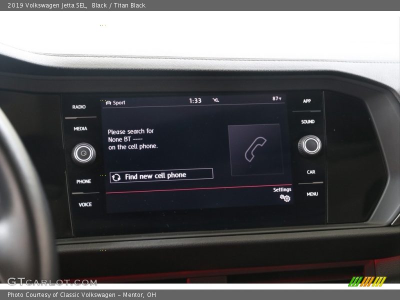 Black / Titan Black 2019 Volkswagen Jetta SEL