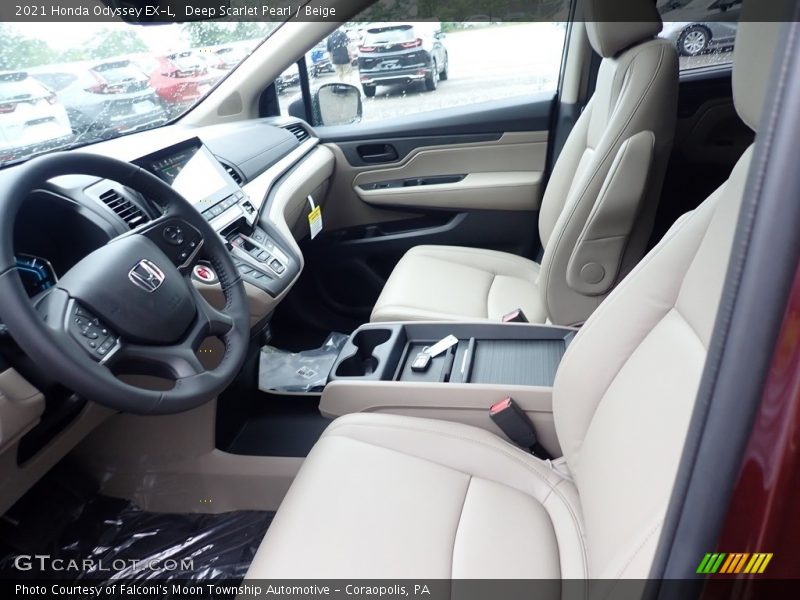  2021 Odyssey EX-L Beige Interior