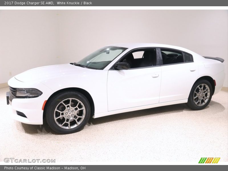 White Knuckle / Black 2017 Dodge Charger SE AWD