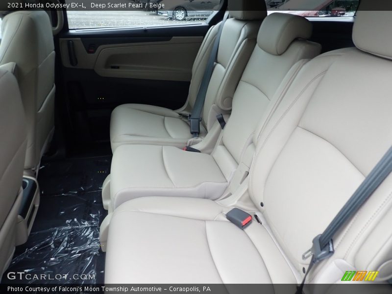 Rear Seat of 2021 Odyssey EX-L