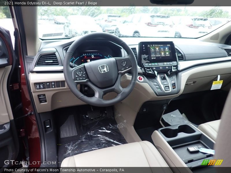  2021 Odyssey EX-L Beige Interior