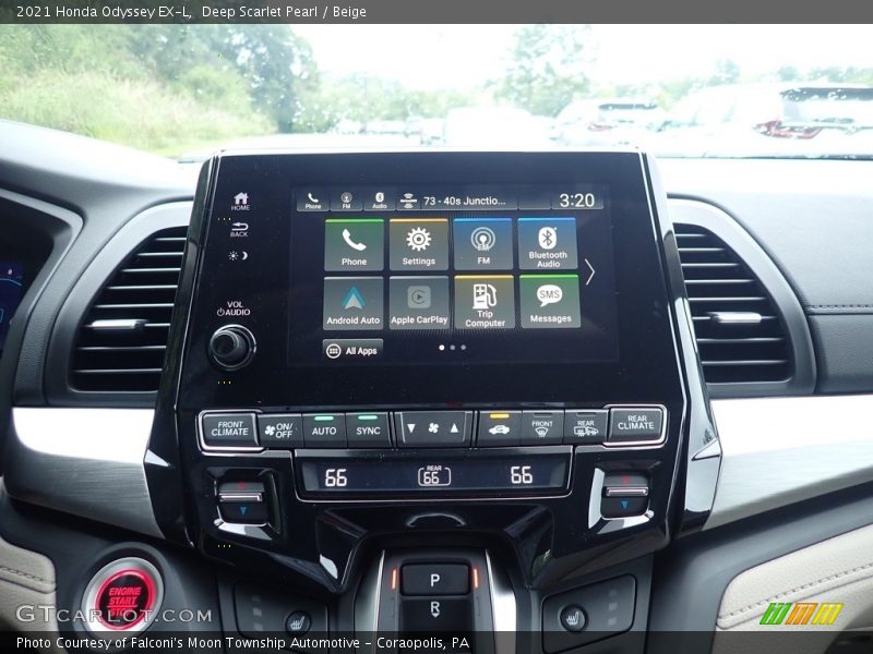 Controls of 2021 Odyssey EX-L