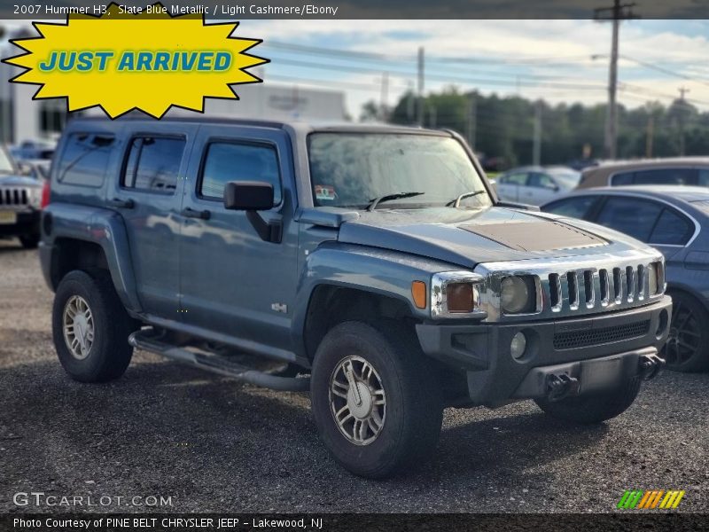 Slate Blue Metallic / Light Cashmere/Ebony 2007 Hummer H3