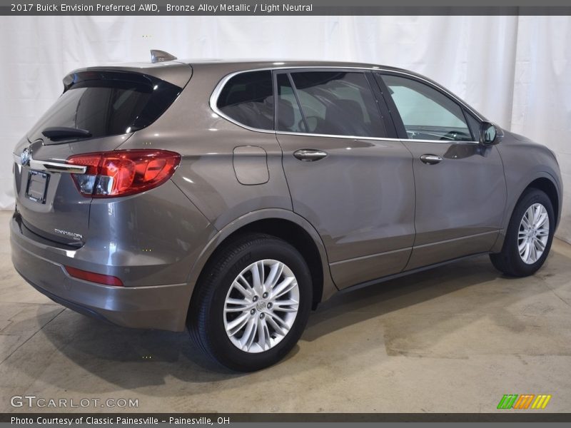 Bronze Alloy Metallic / Light Neutral 2017 Buick Envision Preferred AWD