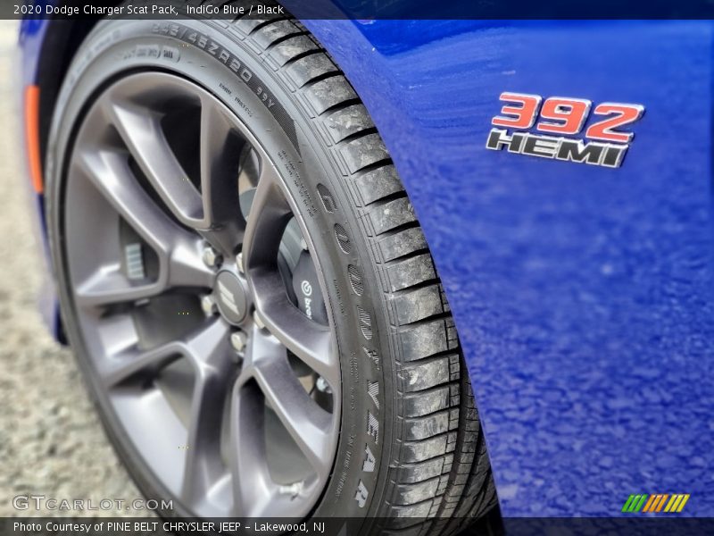 IndiGo Blue / Black 2020 Dodge Charger Scat Pack