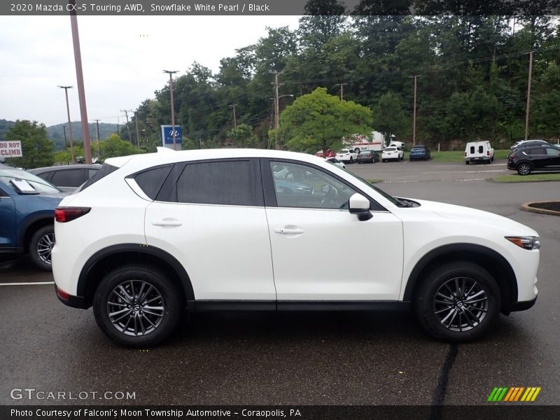 Snowflake White Pearl / Black 2020 Mazda CX-5 Touring AWD