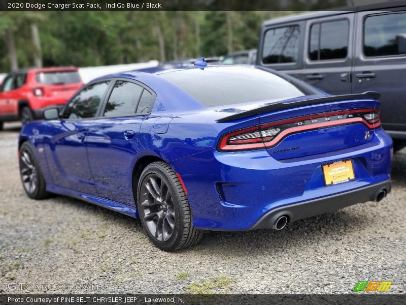 IndiGo Blue / Black 2020 Dodge Charger Scat Pack
