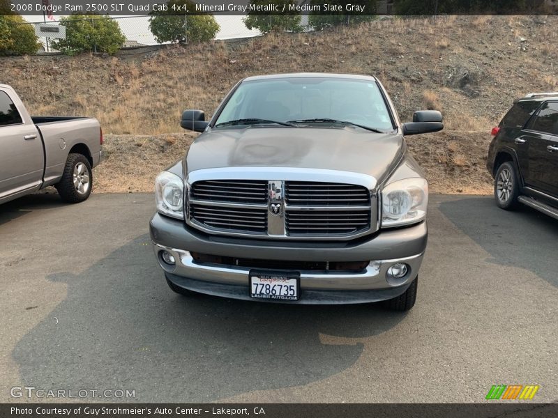 Mineral Gray Metallic / Medium Slate Gray 2008 Dodge Ram 2500 SLT Quad Cab 4x4