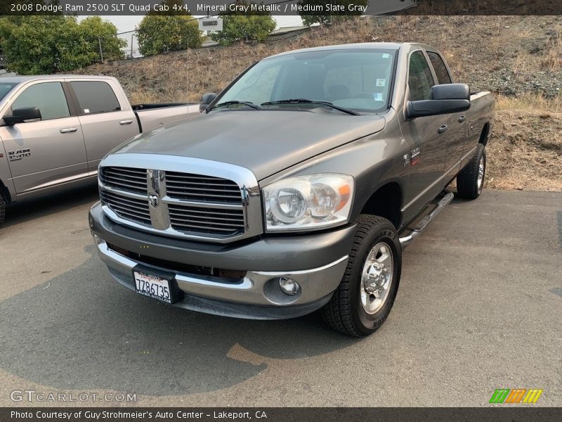 Mineral Gray Metallic / Medium Slate Gray 2008 Dodge Ram 2500 SLT Quad Cab 4x4