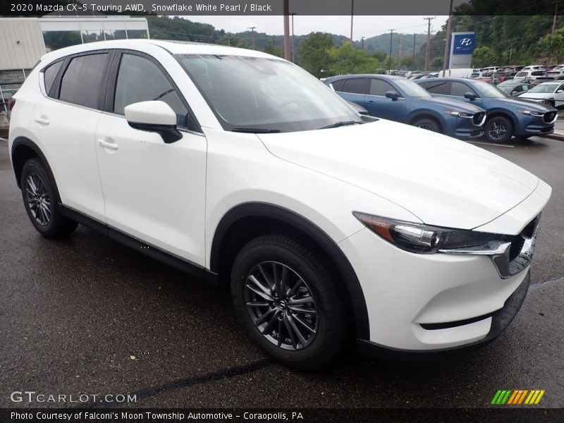 Snowflake White Pearl / Black 2020 Mazda CX-5 Touring AWD