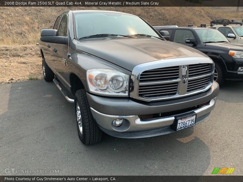 Mineral Gray Metallic / Medium Slate Gray 2008 Dodge Ram 2500 SLT Quad Cab 4x4