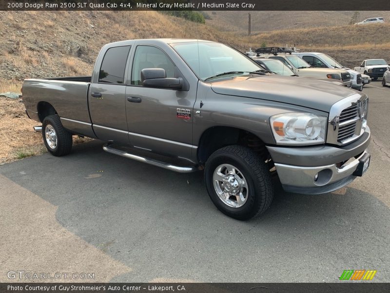 Mineral Gray Metallic / Medium Slate Gray 2008 Dodge Ram 2500 SLT Quad Cab 4x4