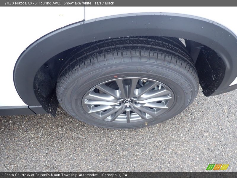 Snowflake White Pearl / Black 2020 Mazda CX-5 Touring AWD