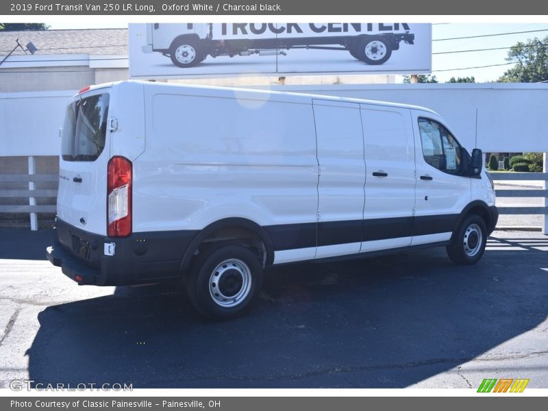 Oxford White / Charcoal black 2019 Ford Transit Van 250 LR Long