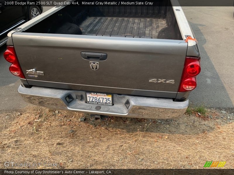 Mineral Gray Metallic / Medium Slate Gray 2008 Dodge Ram 2500 SLT Quad Cab 4x4