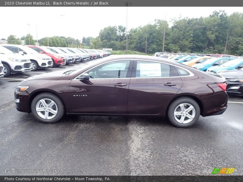 Black Cherry Metallic / Jet Black 2020 Chevrolet Malibu LS