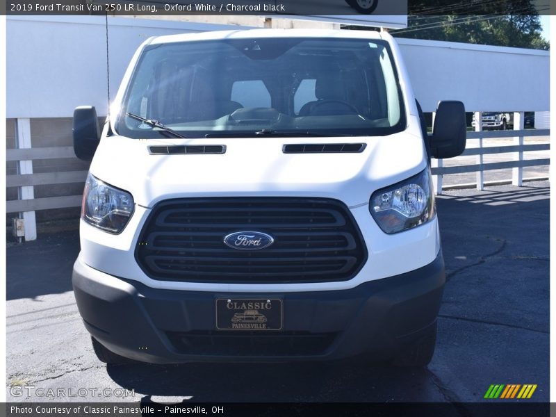 Oxford White / Charcoal black 2019 Ford Transit Van 250 LR Long