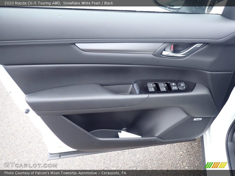 Snowflake White Pearl / Black 2020 Mazda CX-5 Touring AWD