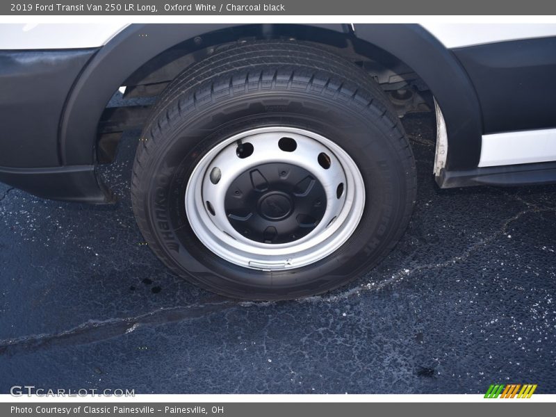 Oxford White / Charcoal black 2019 Ford Transit Van 250 LR Long