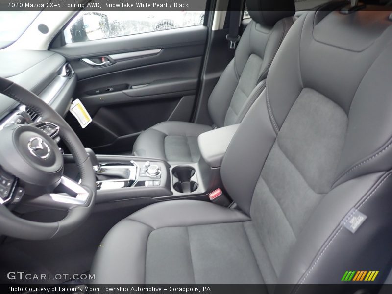 Snowflake White Pearl / Black 2020 Mazda CX-5 Touring AWD