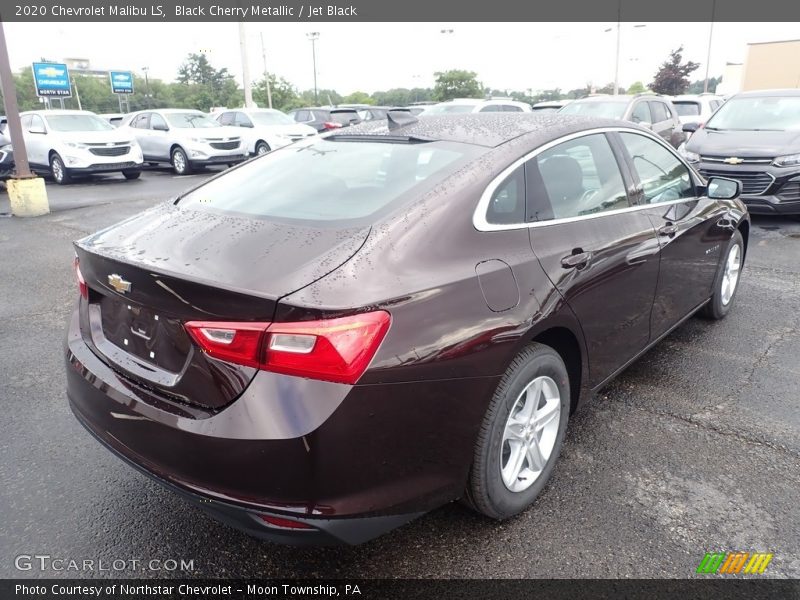 Black Cherry Metallic / Jet Black 2020 Chevrolet Malibu LS