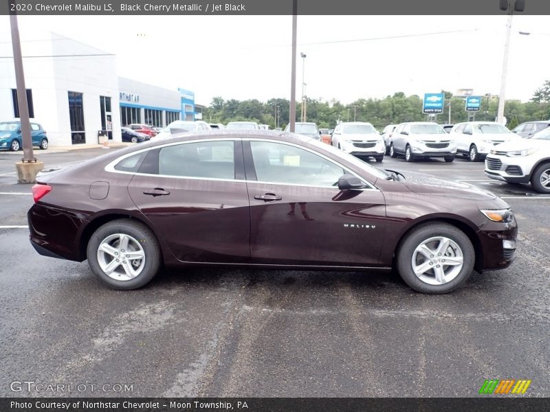 Black Cherry Metallic / Jet Black 2020 Chevrolet Malibu LS