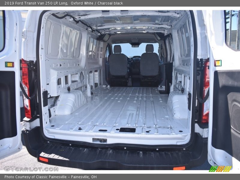 Oxford White / Charcoal black 2019 Ford Transit Van 250 LR Long