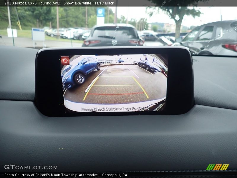 Snowflake White Pearl / Black 2020 Mazda CX-5 Touring AWD