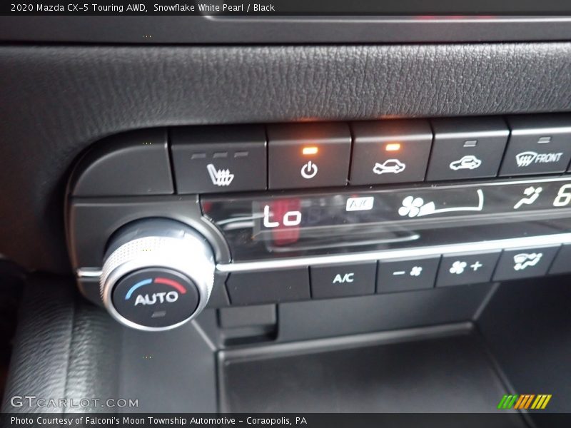 Snowflake White Pearl / Black 2020 Mazda CX-5 Touring AWD
