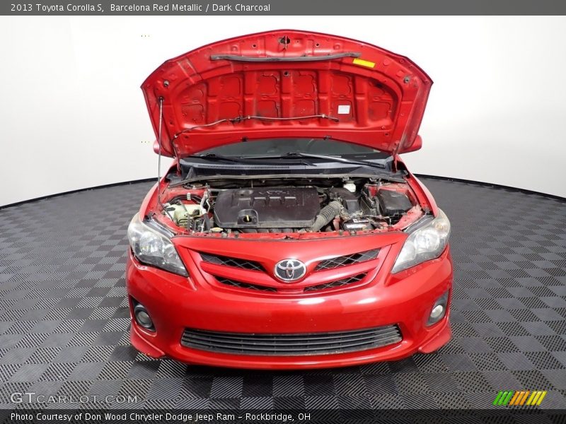 Barcelona Red Metallic / Dark Charcoal 2013 Toyota Corolla S