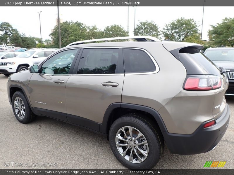 Light Brownstone Pearl / Ski Gray/Black 2020 Jeep Cherokee Latitude Plus 4x4