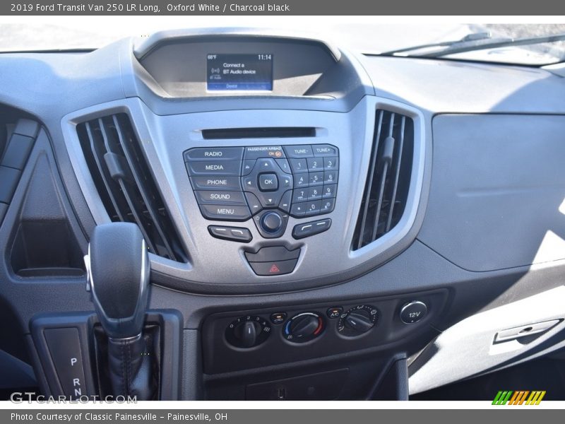 Oxford White / Charcoal black 2019 Ford Transit Van 250 LR Long