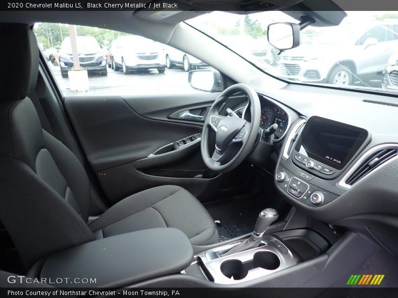 Black Cherry Metallic / Jet Black 2020 Chevrolet Malibu LS