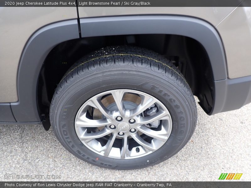 Light Brownstone Pearl / Ski Gray/Black 2020 Jeep Cherokee Latitude Plus 4x4