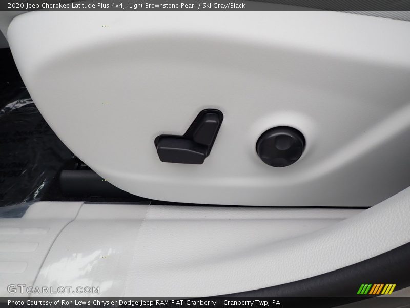 Light Brownstone Pearl / Ski Gray/Black 2020 Jeep Cherokee Latitude Plus 4x4