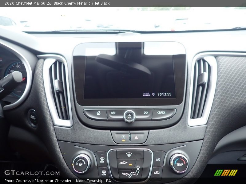 Black Cherry Metallic / Jet Black 2020 Chevrolet Malibu LS