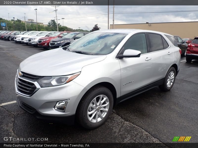 Silver Ice Metallic / Jet Black 2020 Chevrolet Equinox LT AWD