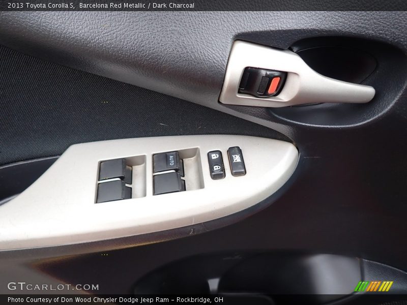 Barcelona Red Metallic / Dark Charcoal 2013 Toyota Corolla S