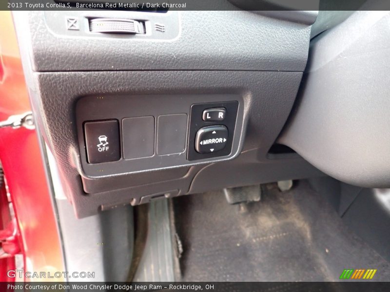 Barcelona Red Metallic / Dark Charcoal 2013 Toyota Corolla S