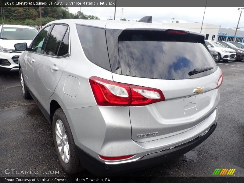 Silver Ice Metallic / Jet Black 2020 Chevrolet Equinox LT AWD