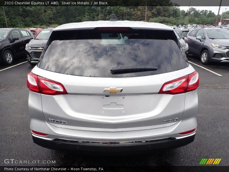 Silver Ice Metallic / Jet Black 2020 Chevrolet Equinox LT AWD