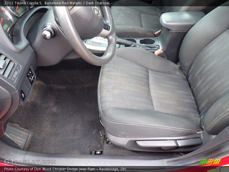 Barcelona Red Metallic / Dark Charcoal 2013 Toyota Corolla S