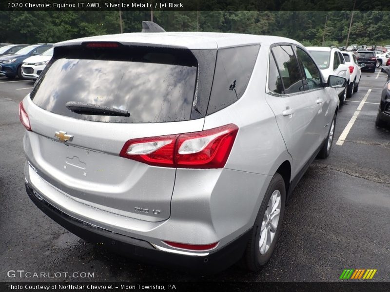 Silver Ice Metallic / Jet Black 2020 Chevrolet Equinox LT AWD