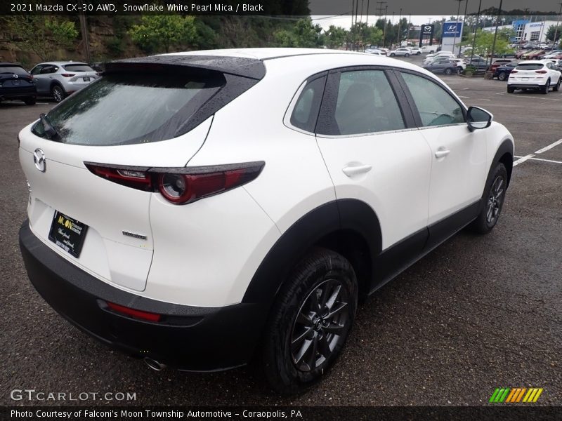 Snowflake White Pearl Mica / Black 2021 Mazda CX-30 AWD