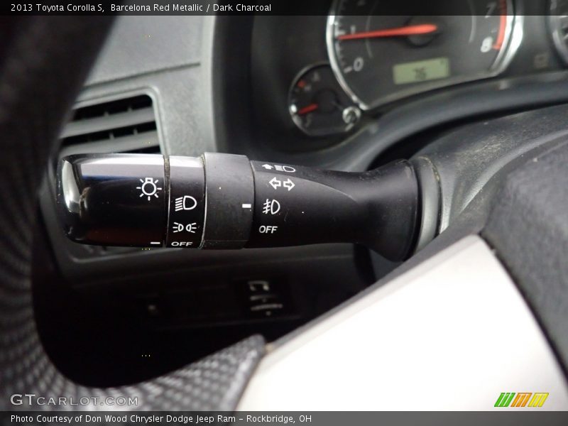 Barcelona Red Metallic / Dark Charcoal 2013 Toyota Corolla S