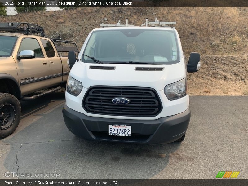 Oxford White / Charcoal Black 2015 Ford Transit Van 150 LR Regular