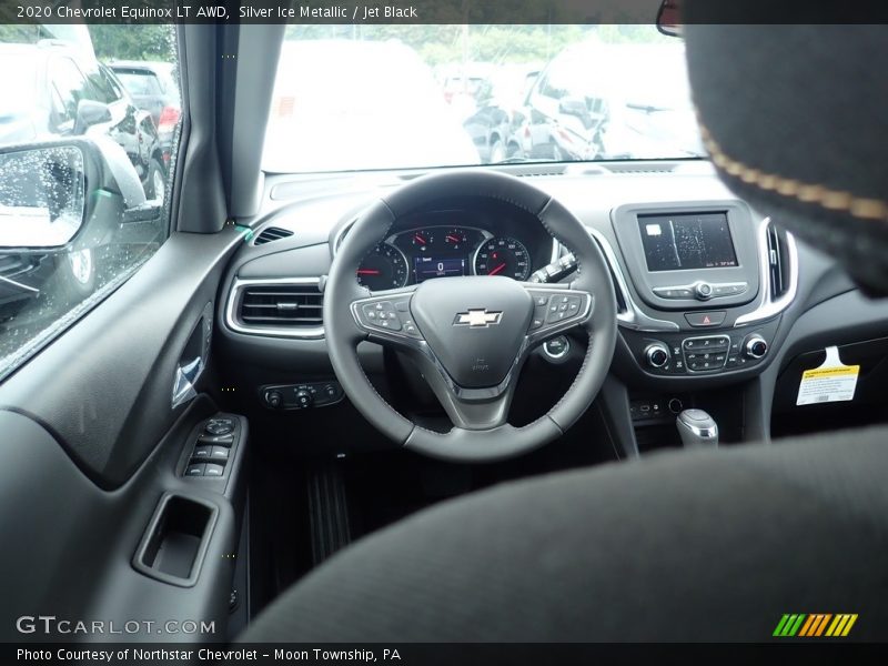 Silver Ice Metallic / Jet Black 2020 Chevrolet Equinox LT AWD