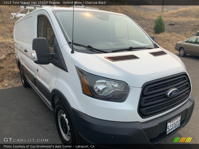 Oxford White / Charcoal Black 2015 Ford Transit Van 150 LR Regular