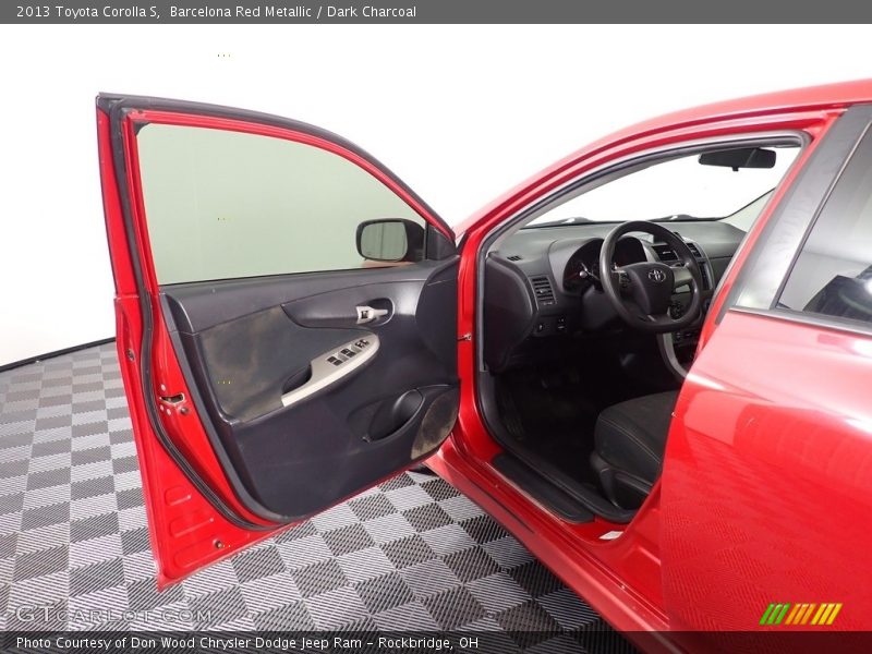 Barcelona Red Metallic / Dark Charcoal 2013 Toyota Corolla S