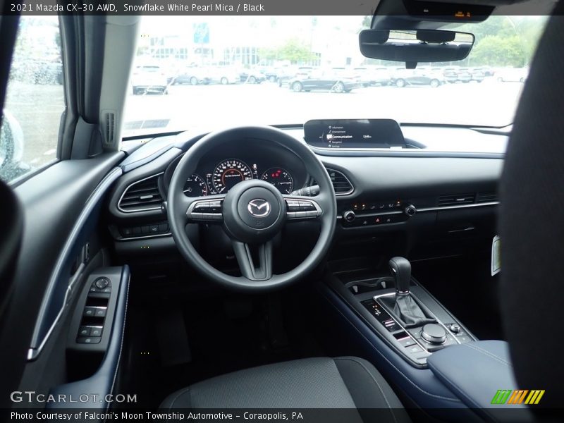 Snowflake White Pearl Mica / Black 2021 Mazda CX-30 AWD
